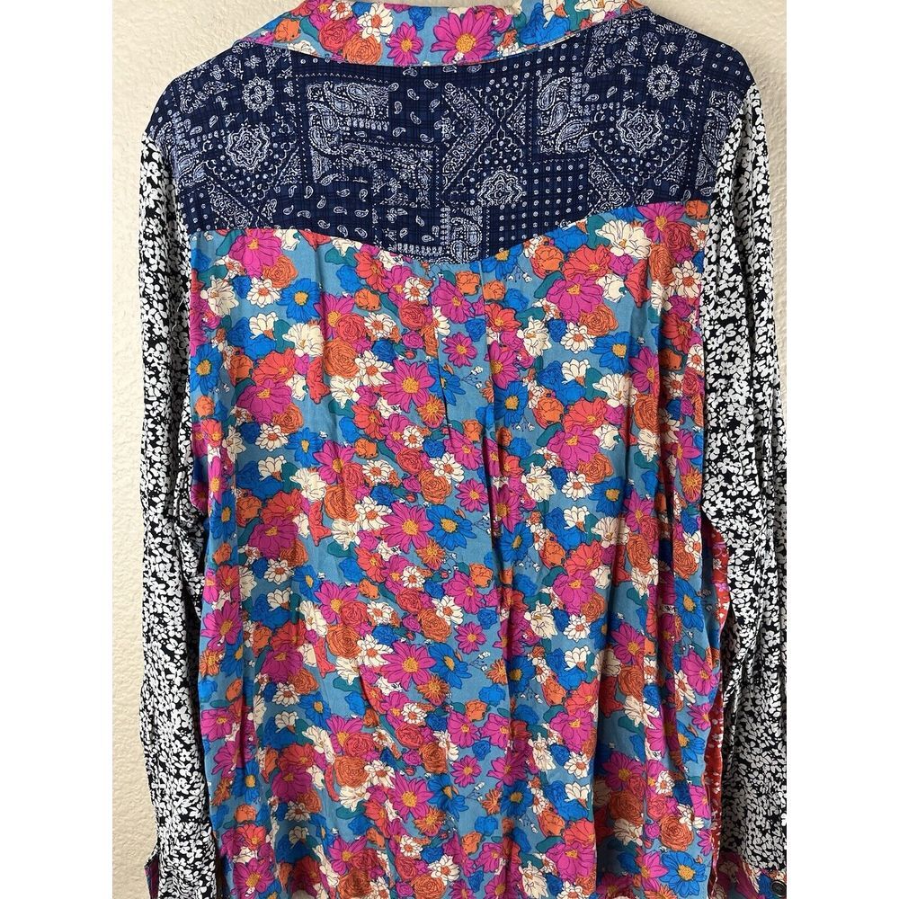 NATURAL LIFE Multicolor Floral Blouse - Picture 6 of 8